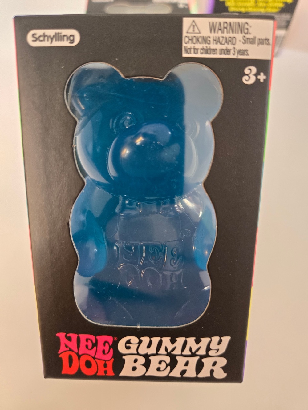 Nee Doh Gummy Bear Toy - Blue